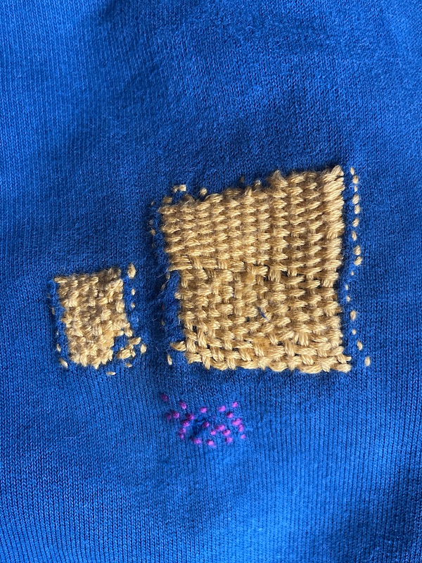 mending: knee 1