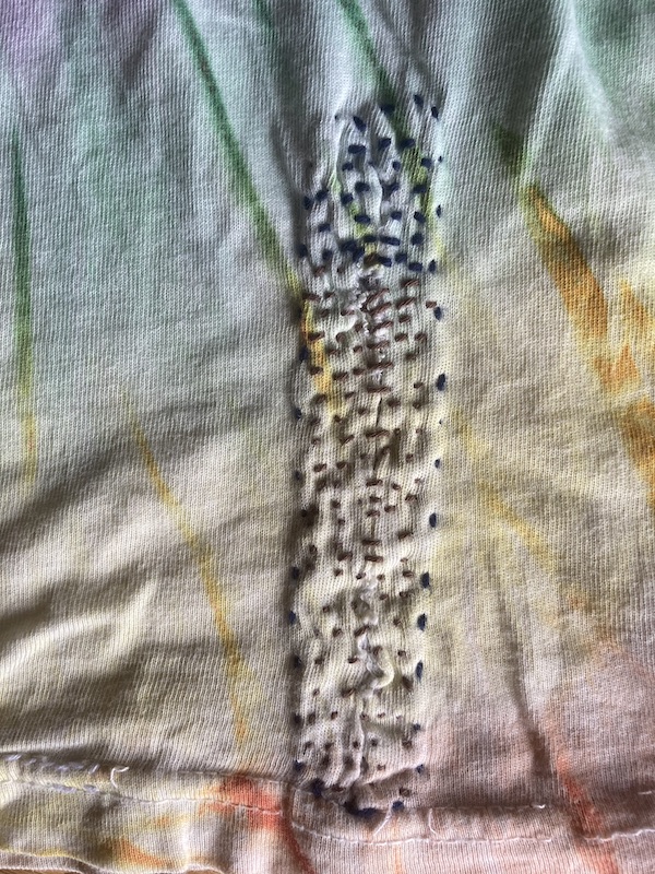 mending: t-shirt 1